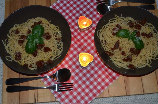 Spaghetti pomodori secchi!
