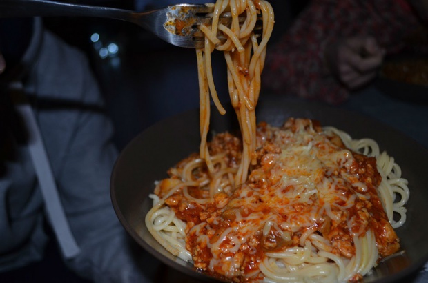 Spaghetti wg Kasi, idealne na prawie babski dzień;)